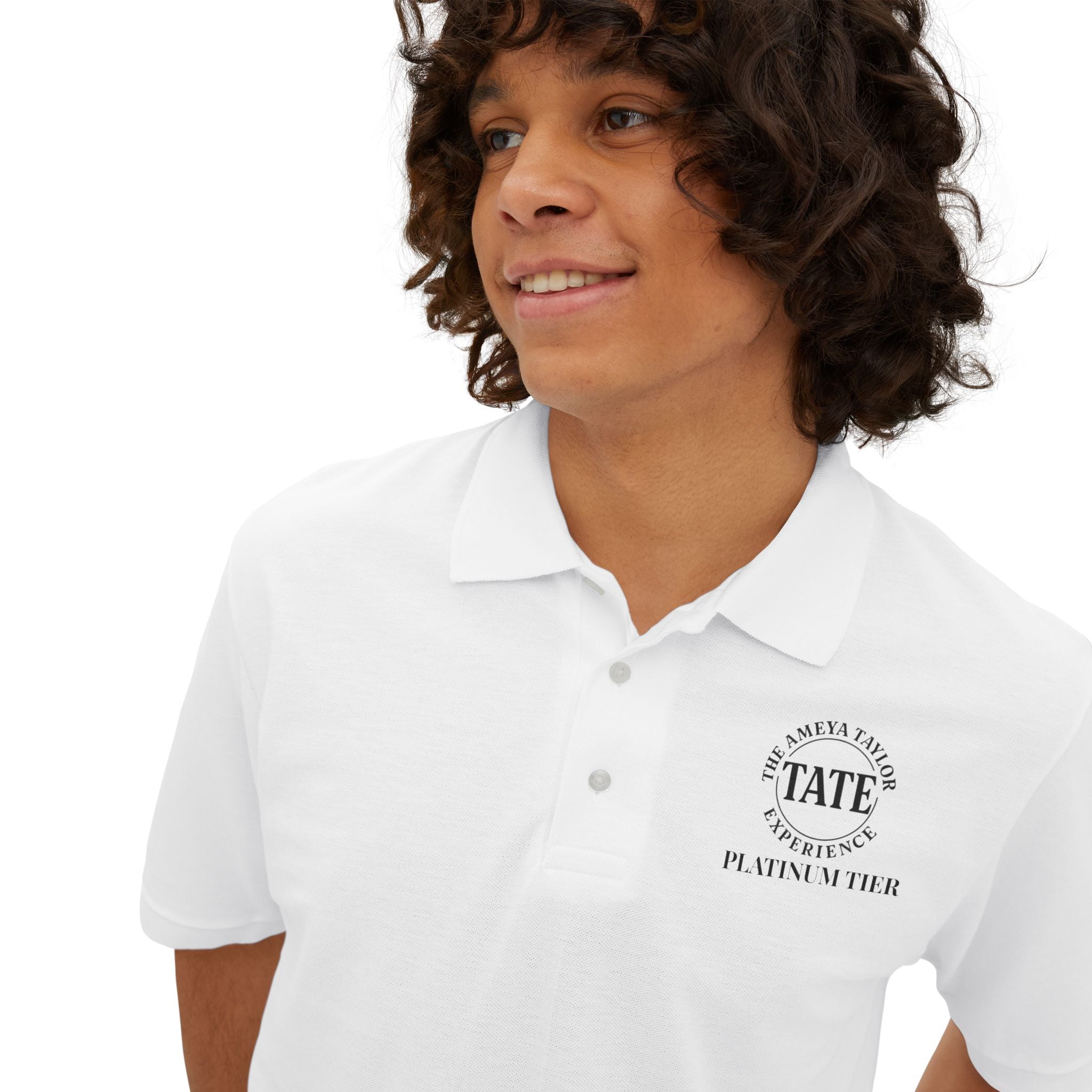 Platinum tier men's polo
the ameya taylor experience subscription tier polo
