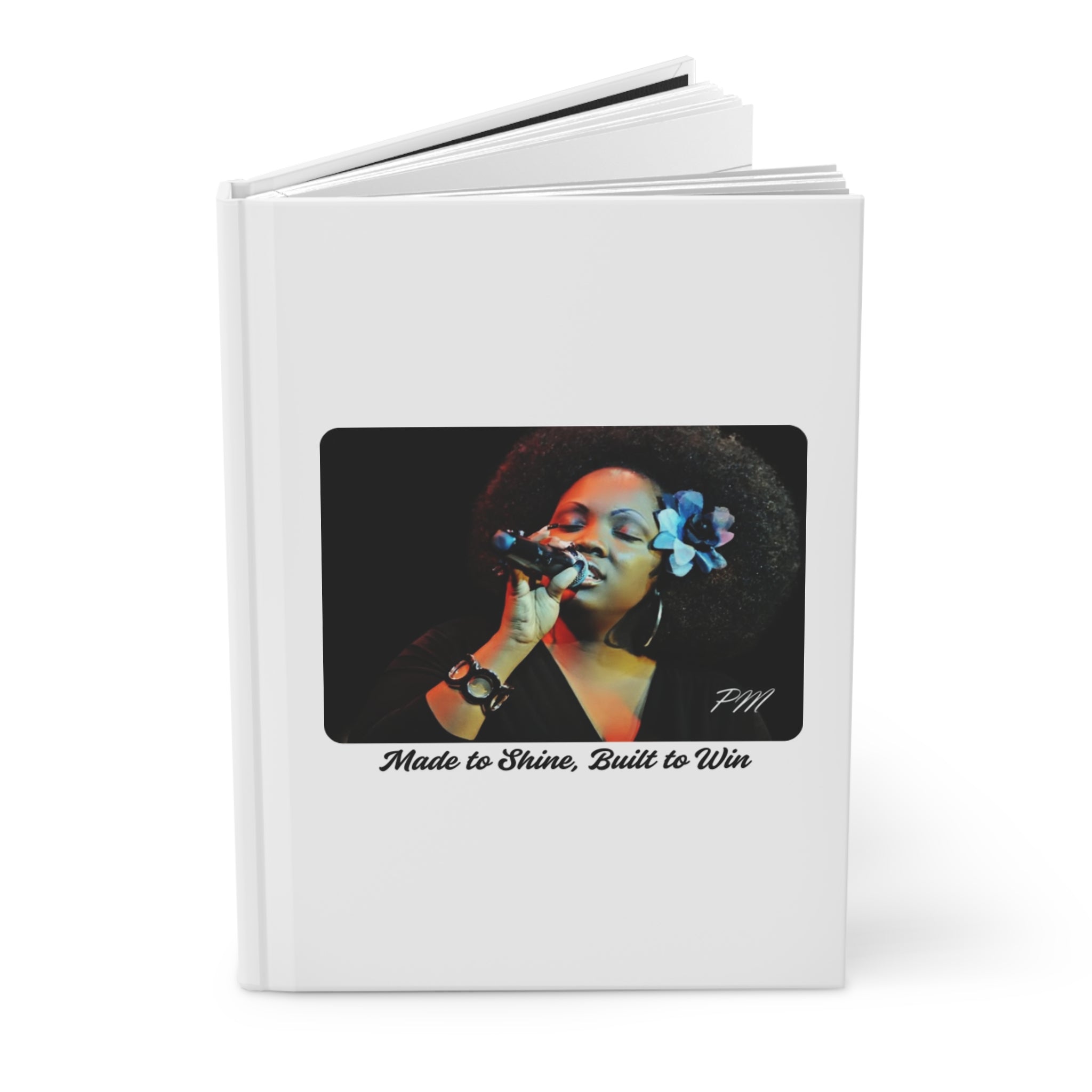 Inspirational Hardcover Journal, Made to Shine, Built to Win Journal, Motivational Writing Journal, Personalized Hardcover Notebook, The Ameya Taylor Experience