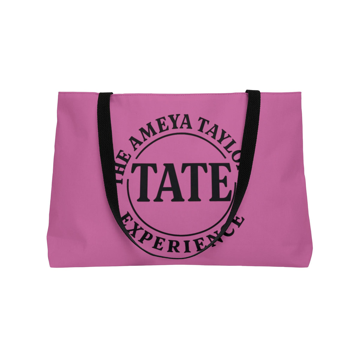 Personalized Pink Weekender Tote Bag, Weekender Tote Bag, The Ameya Taylor Experience Bag, Custom Pink Tote, Empowering Travel Accessory