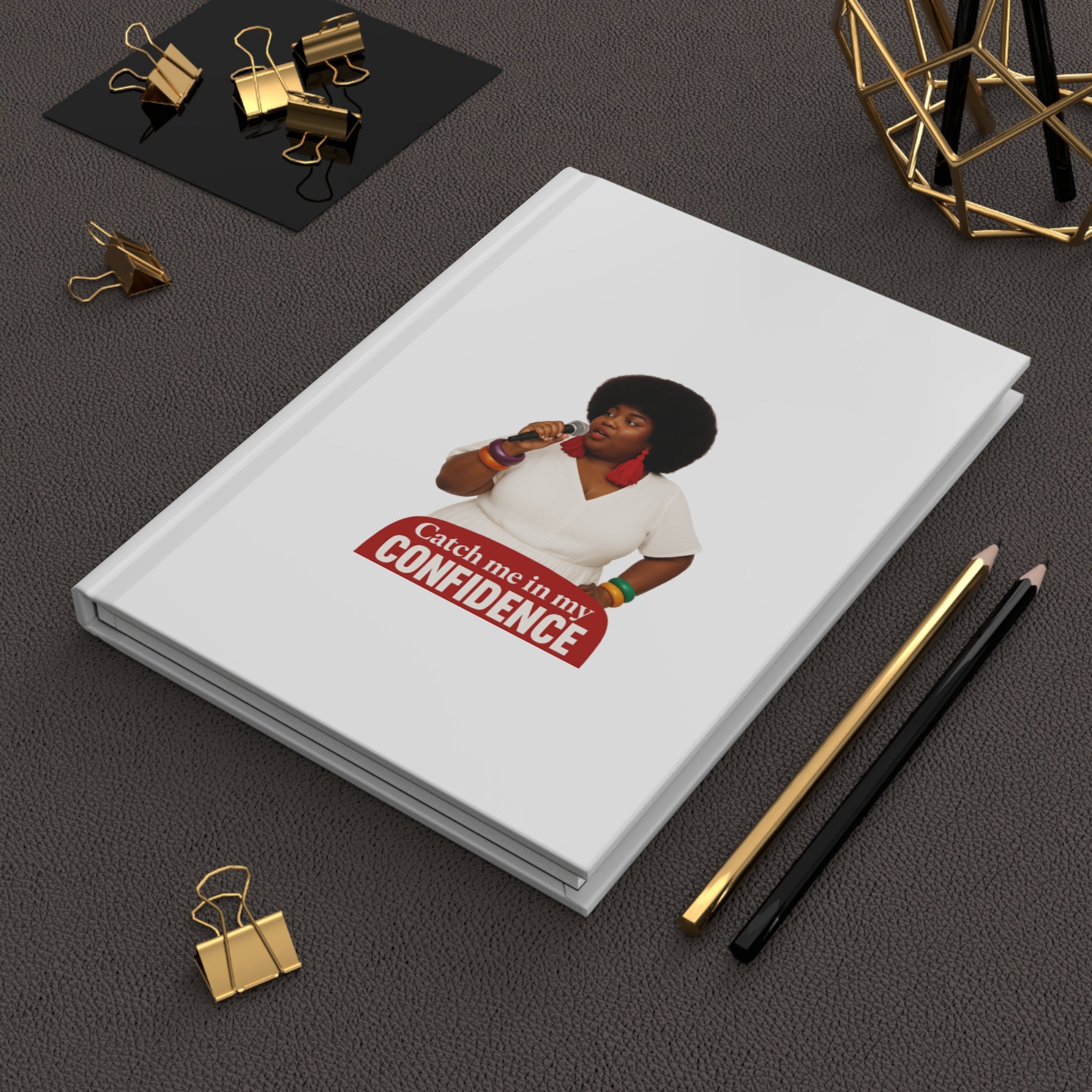 Empowering Confidence Journal, Hardcover Motivational Journal, Personalized Writing Journal, Confidence Boosting Notebook, The Ameya Taylor Experience

