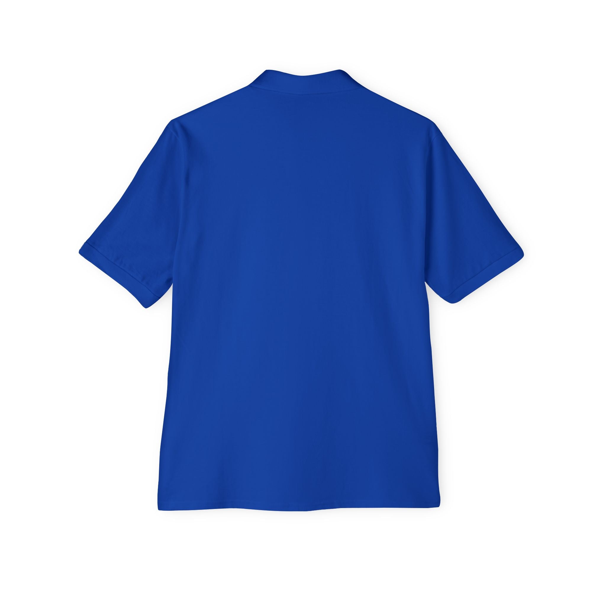 Stylish Men's Blue Diamond Tier Piqué Polo, Casual Wear for Outdoor Events, Gift for Him, Great for Summer Gatherings, Everyday Comfort Wear| The Ameya Taylor Experience Blue Diamond Tier  Men's Polo