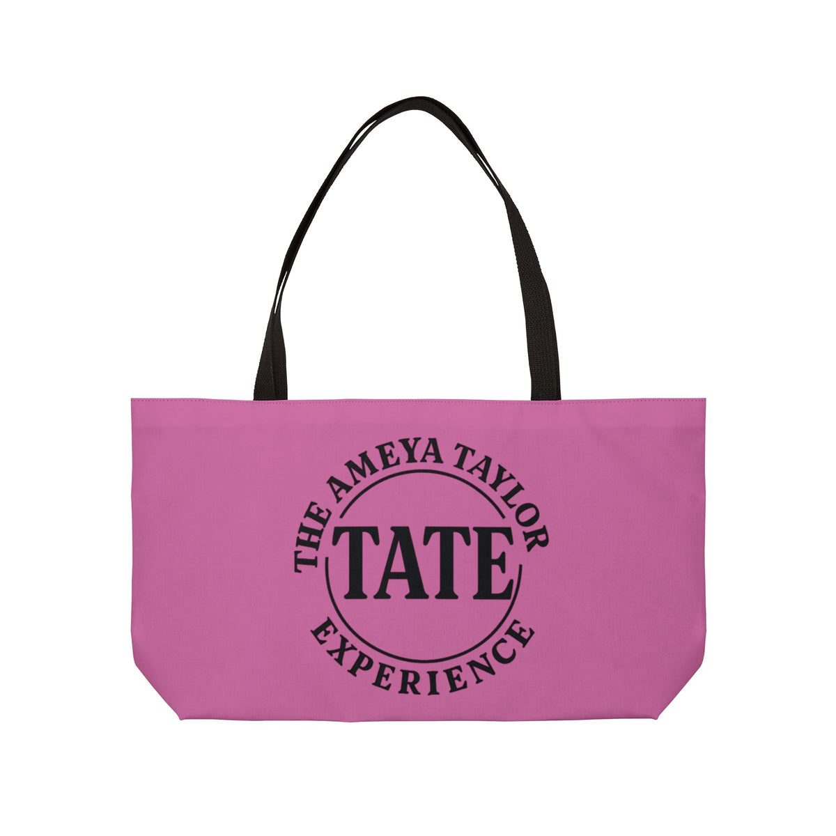 Personalized Pink Weekender Tote Bag, Weekender Tote Bag, The Ameya Taylor Experience Bag, Custom Pink Tote, Empowering Travel Accessory

