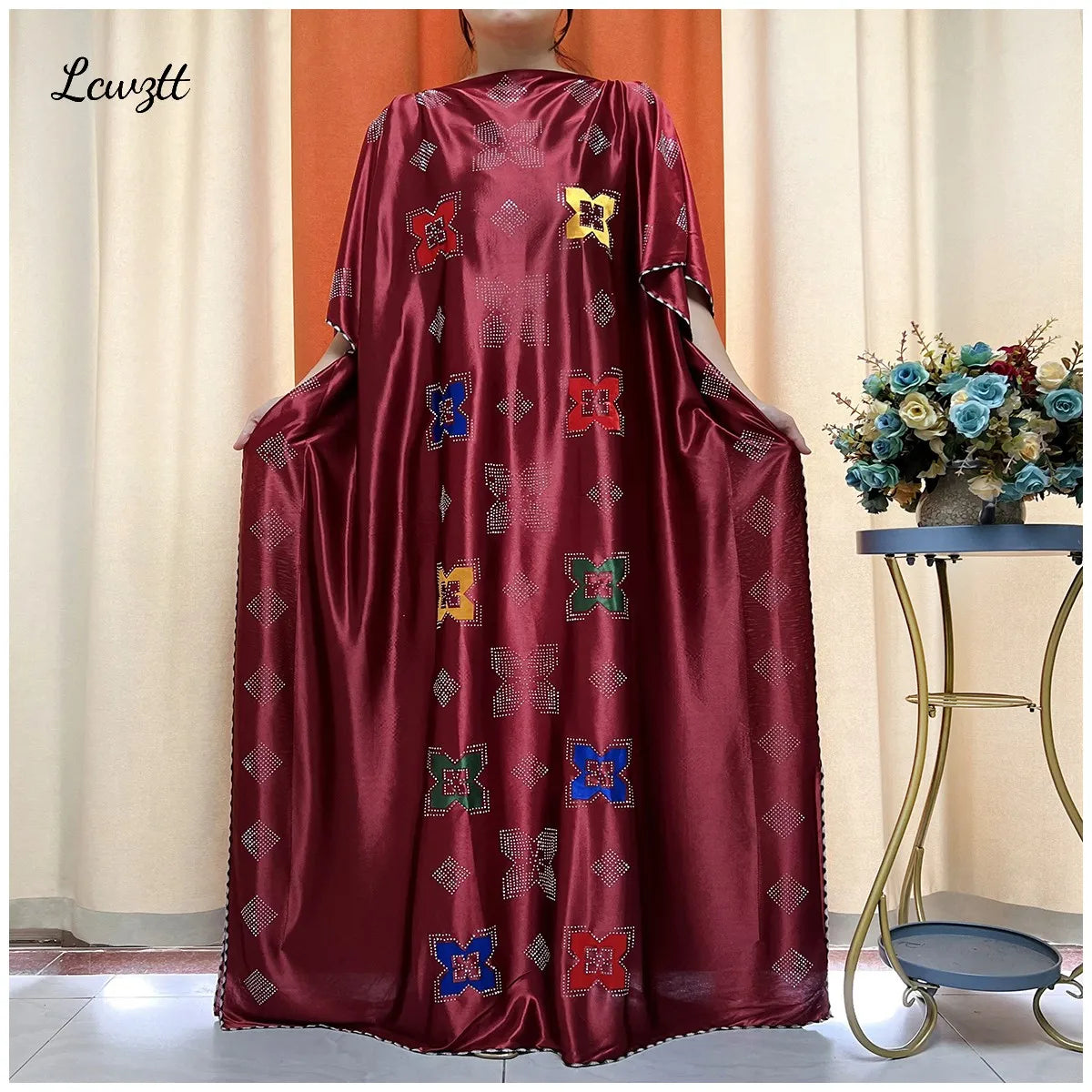 Quality Abaya For Women | Kaftan Clothing With Scarf | Women Silk Dress | MooMoo Dress For Luxury Women