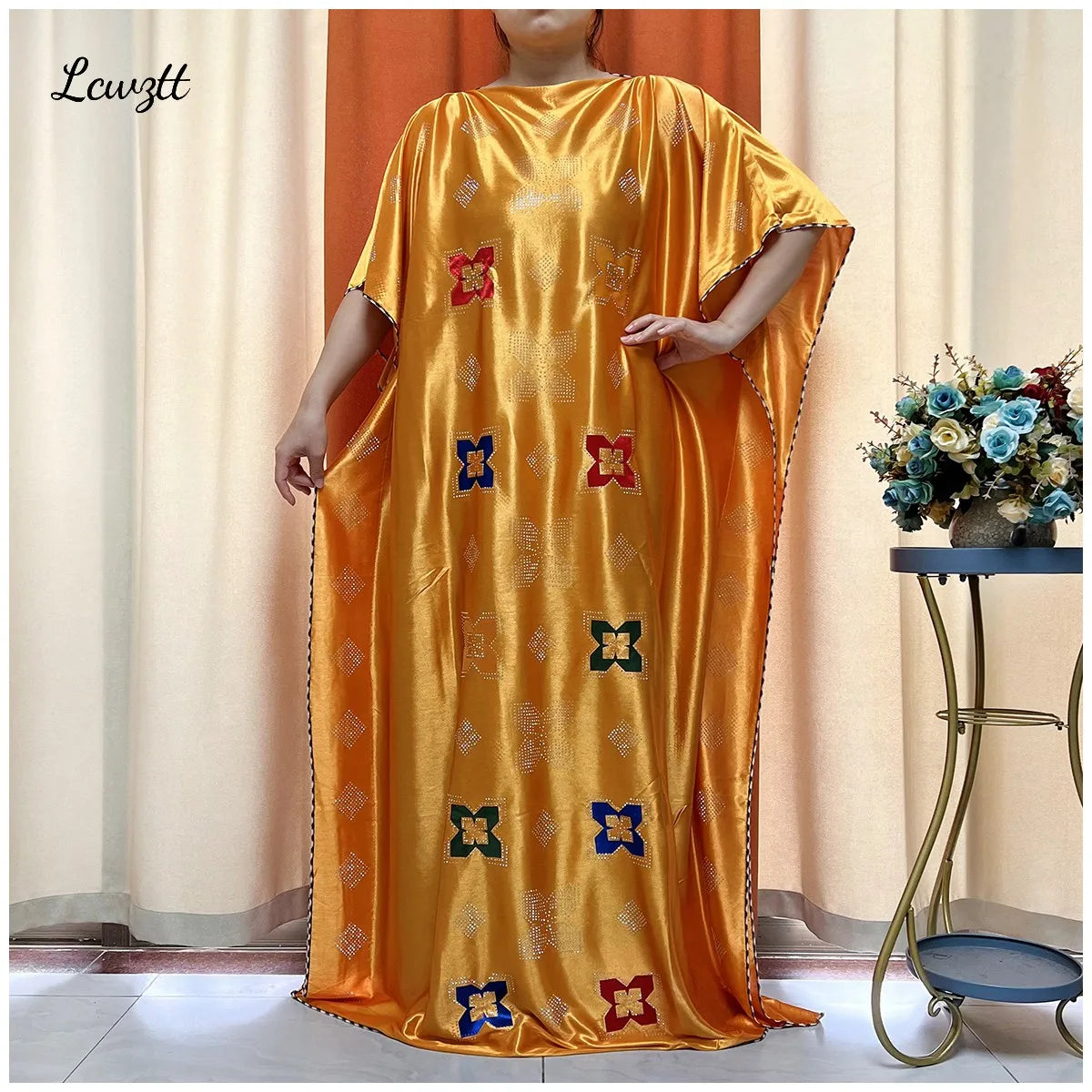 Quality Abaya For Women | Kaftan Clothing With Scarf | Women Silk Dress | MooMoo Dress For Luxury Women