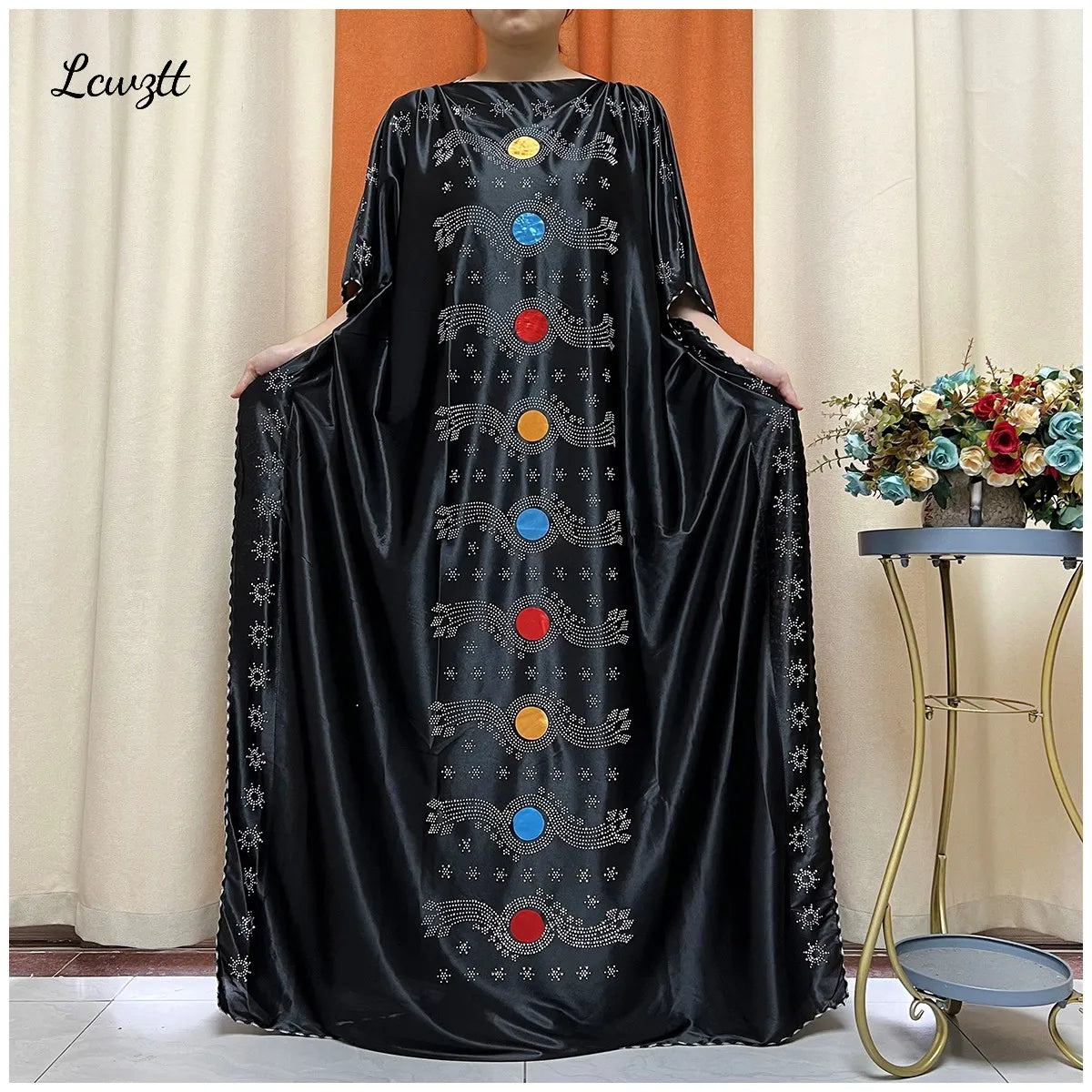 Quality Abaya For Women | Kaftan Clothing With Scarf | Women Silk Dress | MooMoo Dress For Luxury Women