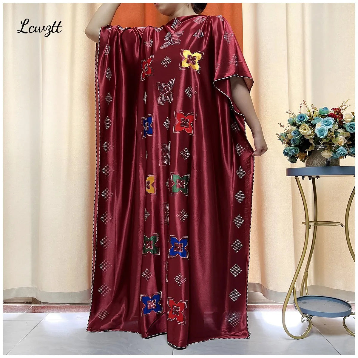 Quality Abaya For Women | Kaftan Clothing With Scarf | Women Silk Dress | MooMoo Dress For Luxury Women