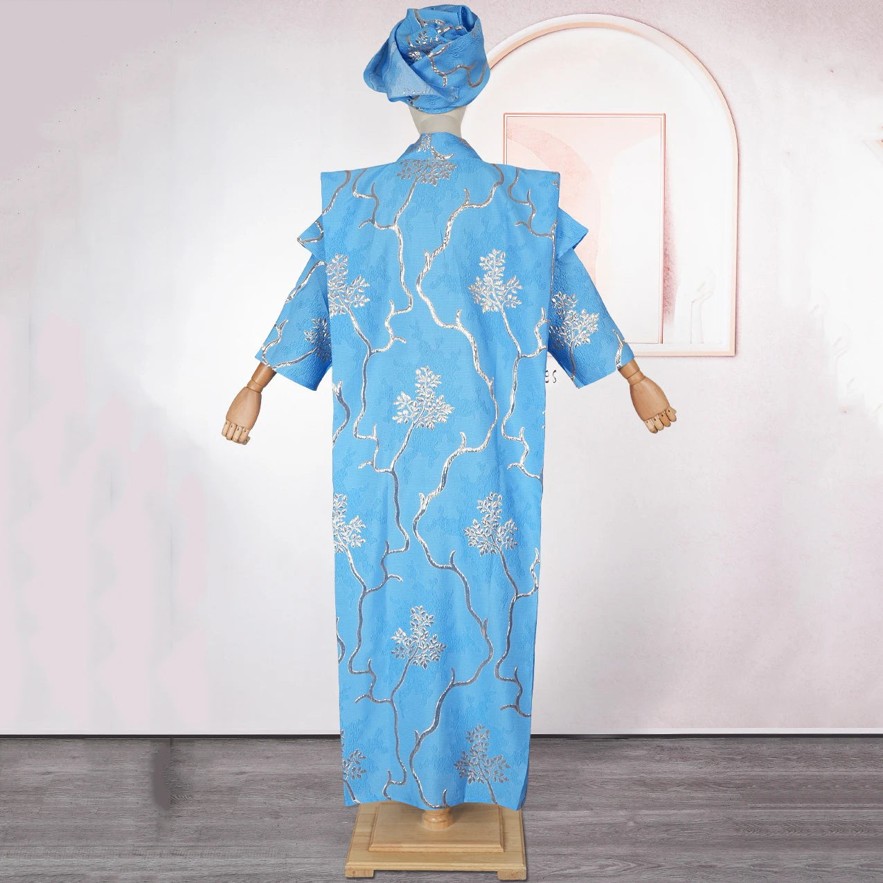 Elegant Dashiki Ankara MooMoo for Women | v Neck Large Size Traditional Femminine Kaftan| Maxi Long Dress  Cloth