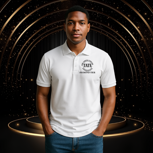 Men’s Piqué Polo Shirt, Vintage Logo Polo, Classic Men’s Polo Shirt, Stylish Cotton Polo, The Ameya Taylor Experience

