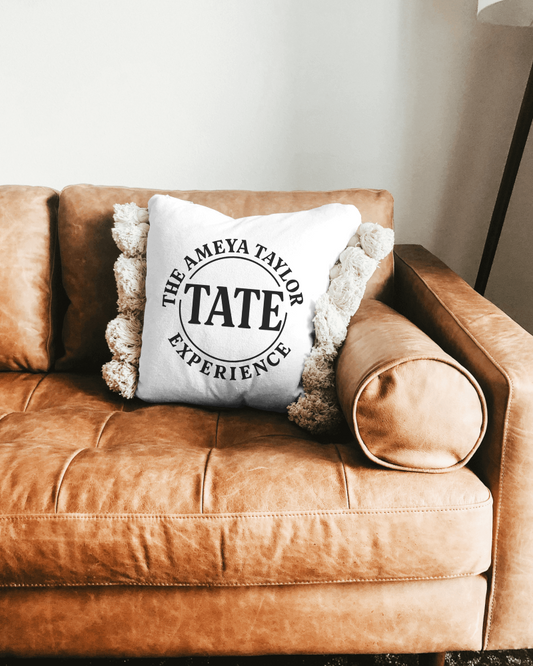 Personalized Throw Pillow, Decorative Accent Pillow, Custom Home Decor Gift, Inspirational Room Accessory, The Ameya Taylor Experience