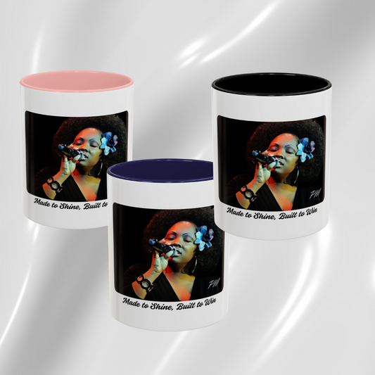 Inspiring Coffee Mug, Motivational Ceramic Mug, 'Made to Shine, Built to Win' Cup, Empowering Drinkware Gift, The Ameya Taylor Experience

