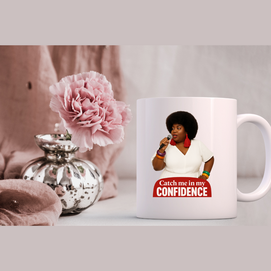 Confidence Ceramic Mug, Affirmation Drinkware, Motivational Coffee Mug, Inspirational Ceramic Cup, The Ameya Taylor Experience

