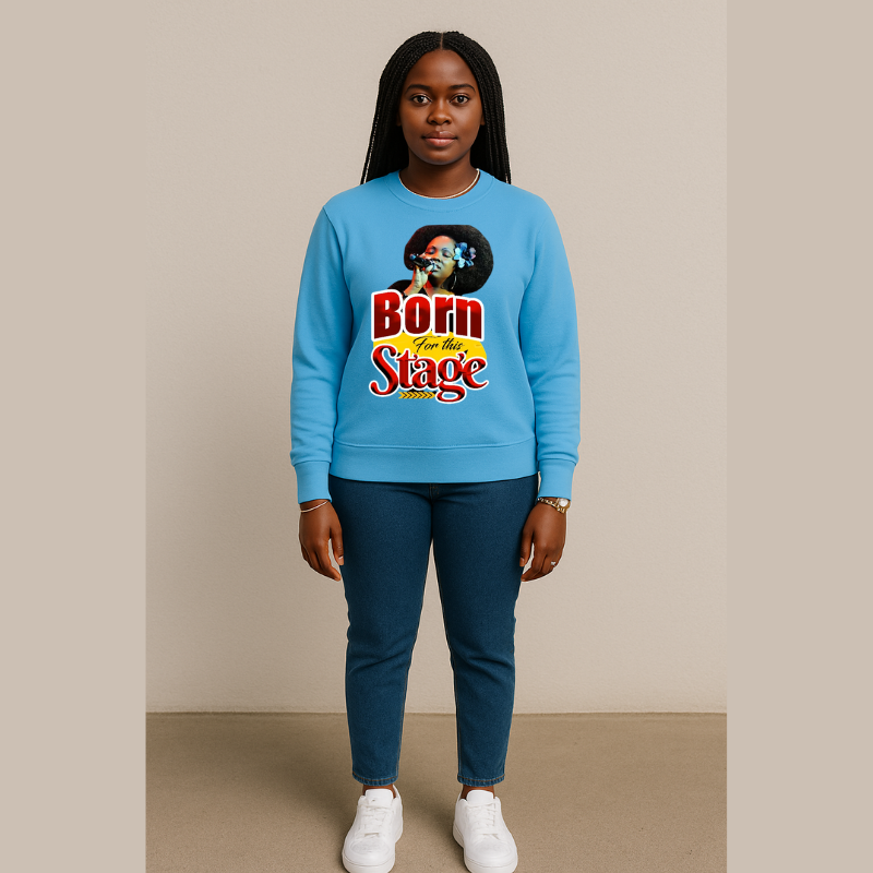 born for this stage sweatshirt, the ameya experience