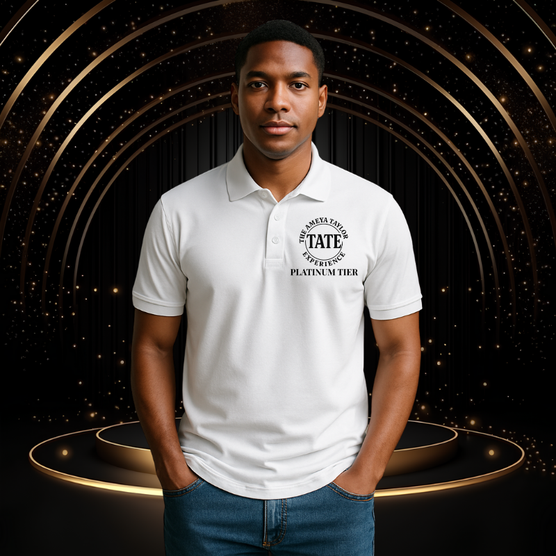 Classic Men’s Piqué Polo, Casual Polo Shirt for Men, Everyday Wear Polo, Stylish Short Sleeve Polo, The Ameya Taylor Experience